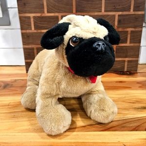 Build A Bear Pug Dog Plush with Collar